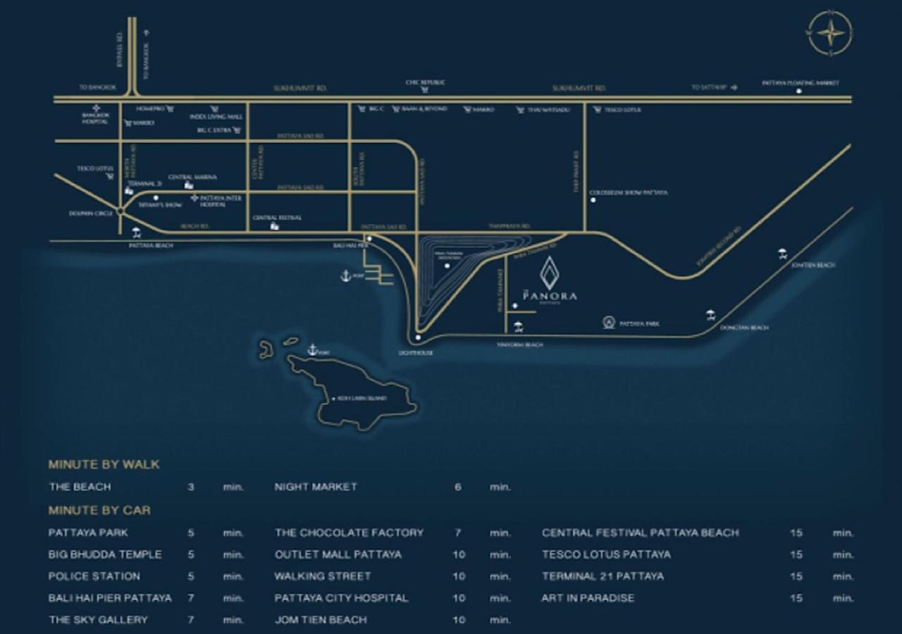 The Panora Pattaya Διαμέρισμα Εξωτερικό φωτογραφία
